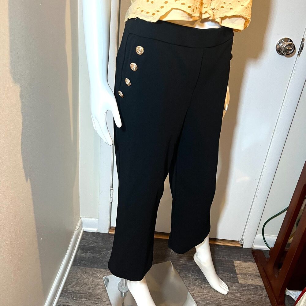 Jules & Leopold Sailor Pants S Nautical Maritime Retro Preppy Office Siren Wide